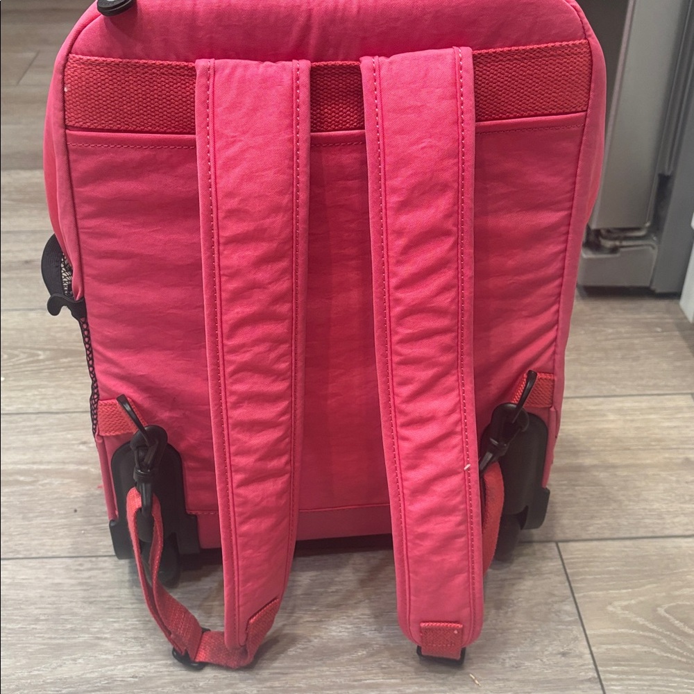 Kipling Pink Rollinv Backpack - image 4